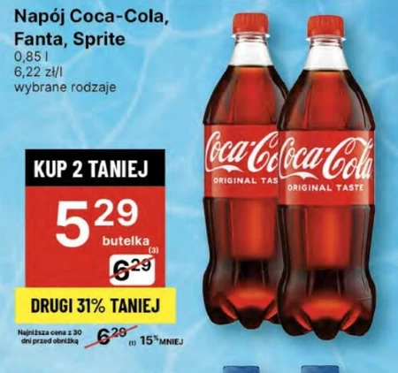 Coca-Cola Napój gazowany 850 ml
