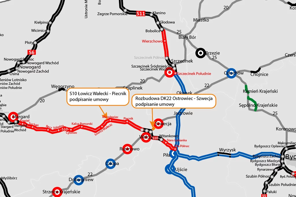Dwie ważne inwestycje na Pomorzu. Zmiany obejmą drogi S10 i DK22