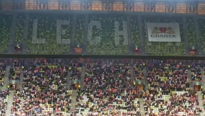 Trybuny podczas meczu Polska - Rumunia w Gdańsku