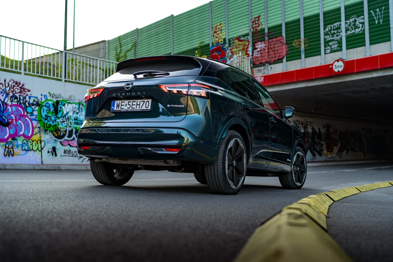 Nissan Qashqai po lifting z tyłu zmienił się niewiele