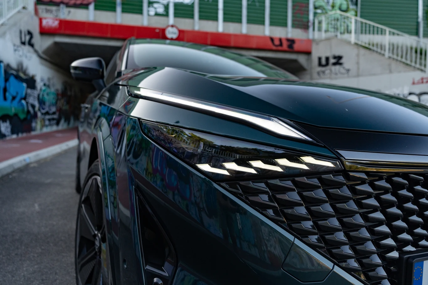 Przód Nissana Qashqai po liftingu wygląda nowocześnie