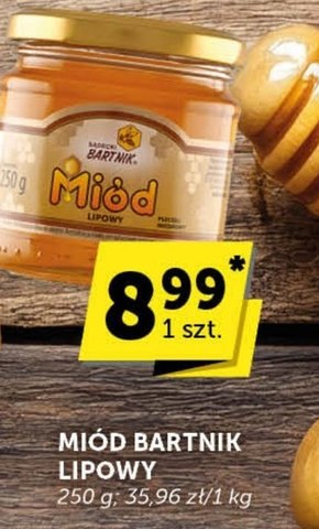 Sądecki Bartnik Miód pszczeli nektarowy lipowy 250 g niska cena