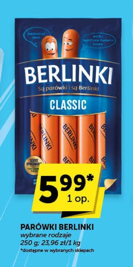 Parówki Berlinki