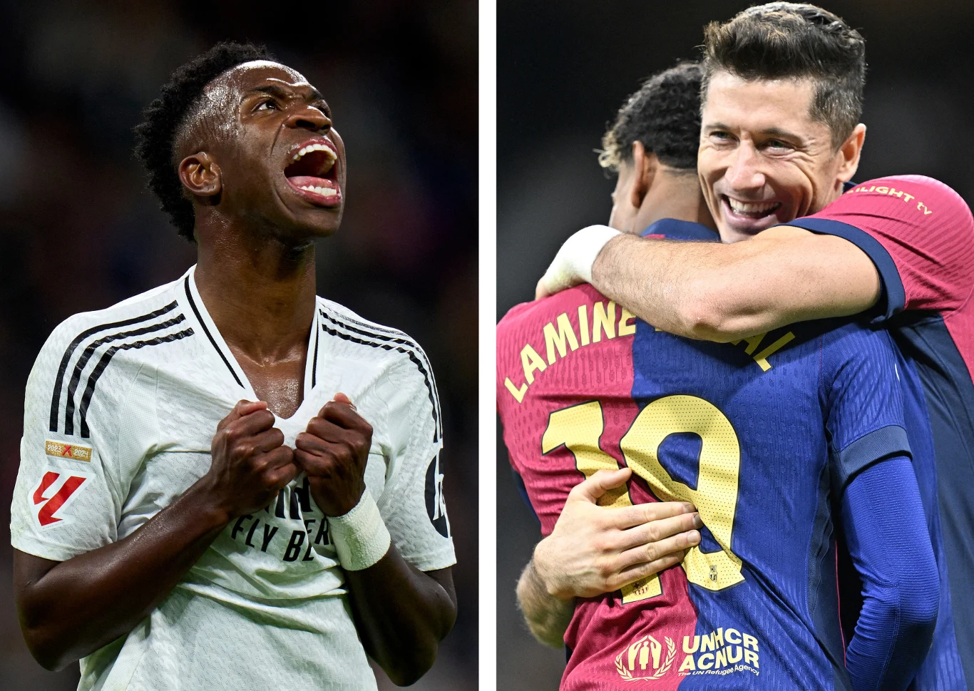 Vinicius i Robert Lewandowski Vinicius i Robert Lewandowski