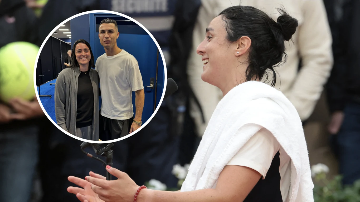 Ons Jabeur poznała Cristiano Ronaldo Ons Jabeur poznała Cristiano Ronaldo