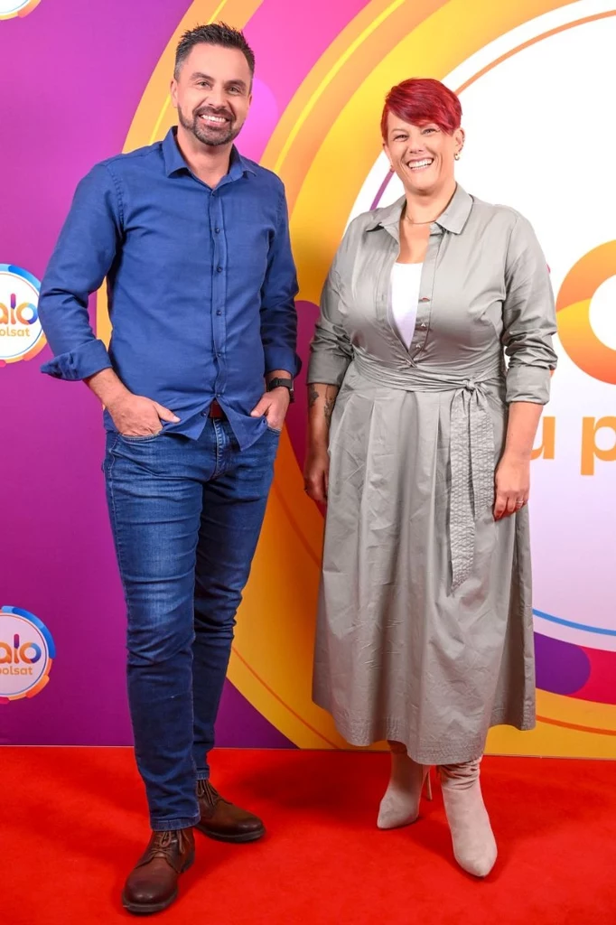 Piotr Siwiec i Monika Soliszko w "halo tu polsat"