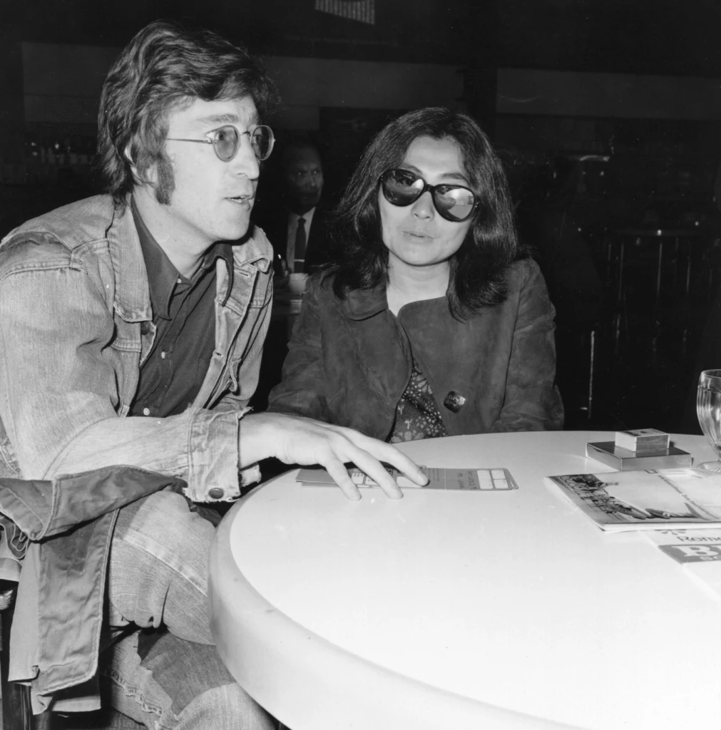 John Lennon i Yoko Ono w 1971 r.