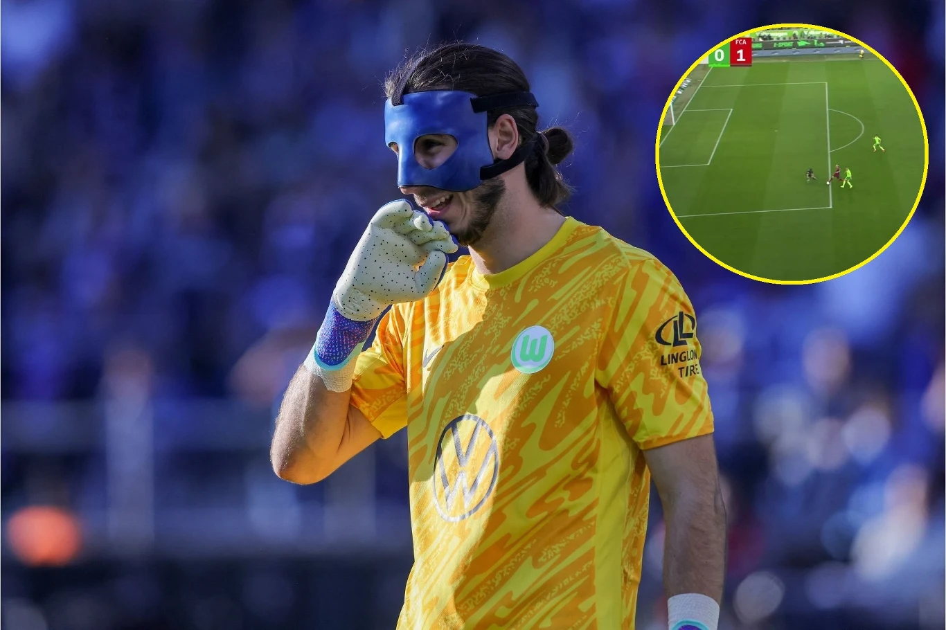 Kamil Grabara w barwach VfL Wolfsburg