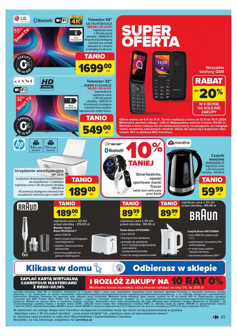 Gazetka: Wielkie rabaty na jesień! - Carrefour - strona 45