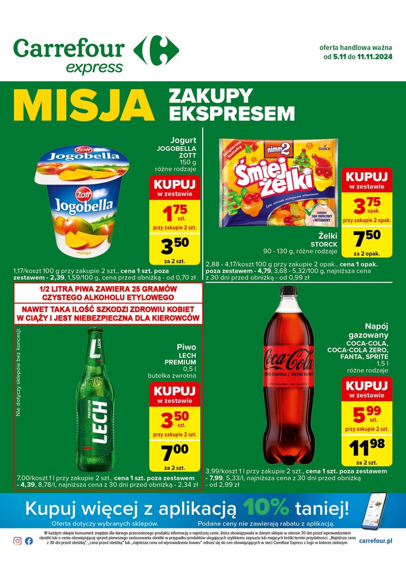 Gazetka promocyjna Carrefour Express - ważna od 05. 11. 2024 do 11. 11. 2024