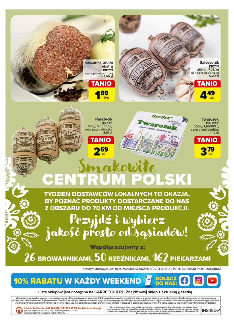 Gazetka: Carrefour Market - tydzień lokalnych dostawców - strona 10