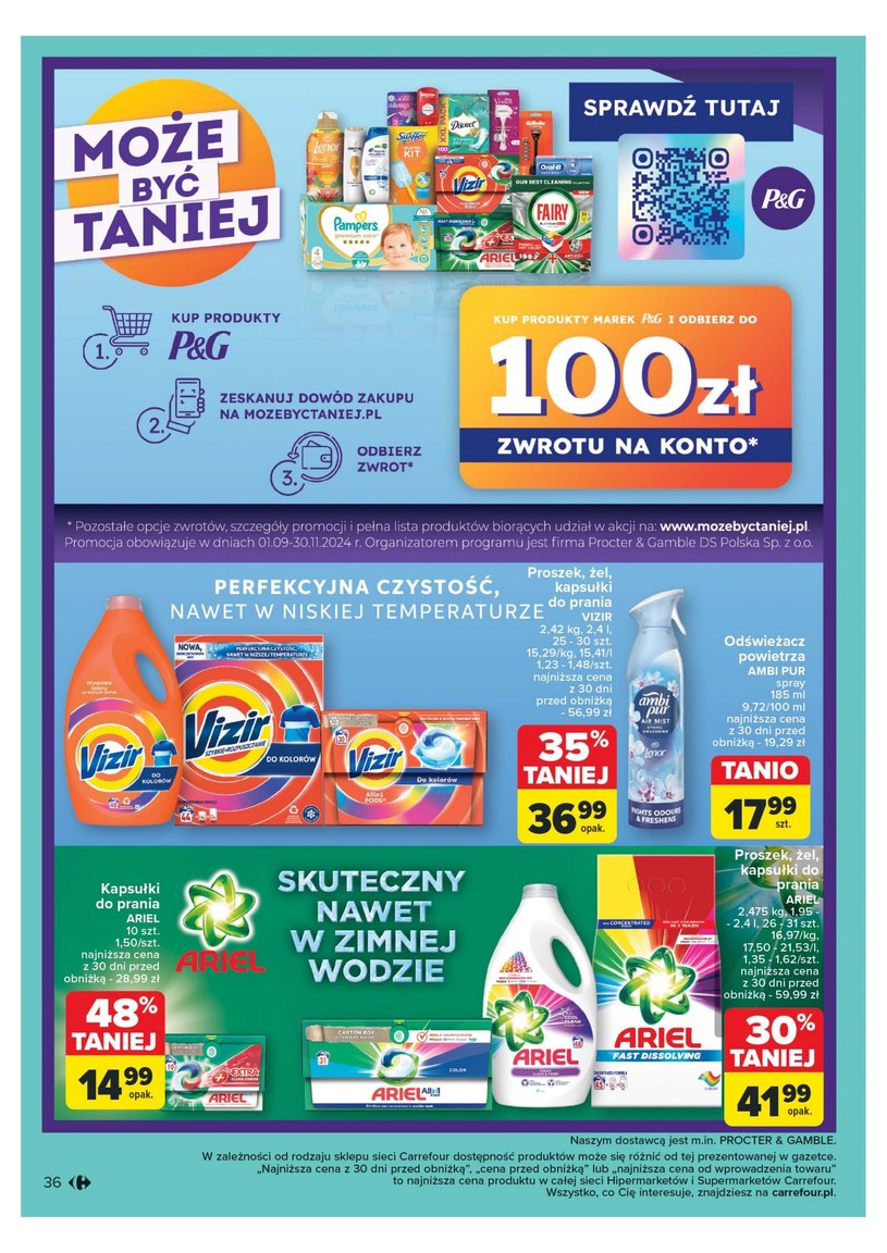 Gazetka: Wielkie rabaty na jesień! - Carrefour - strona 36