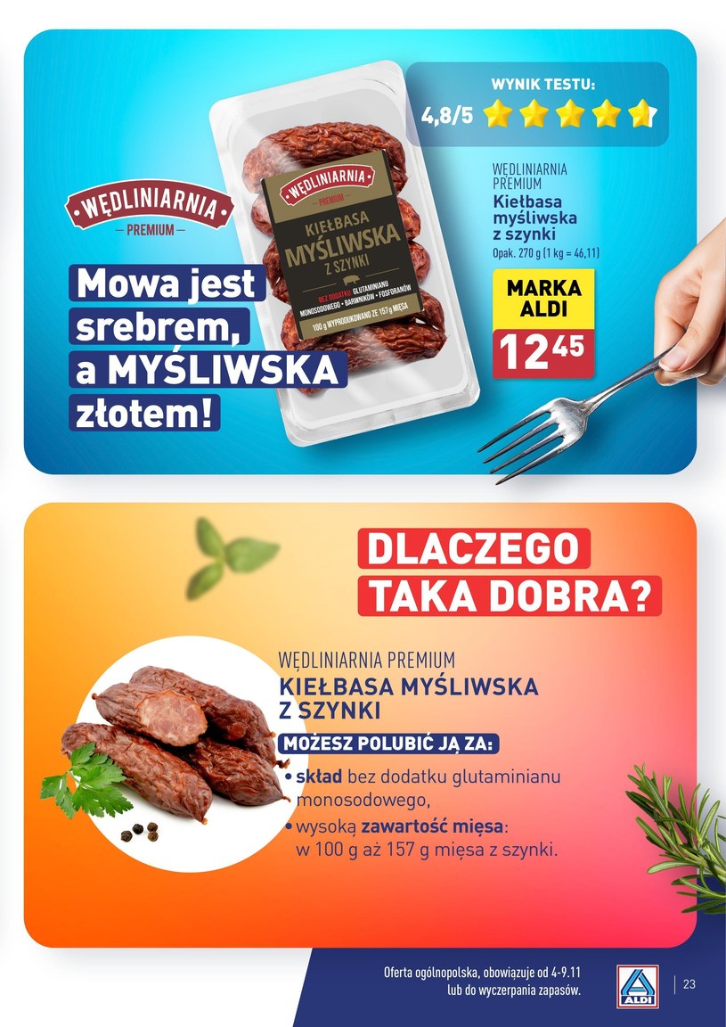 Gazetka: Marki własne - Aldi - strona 23