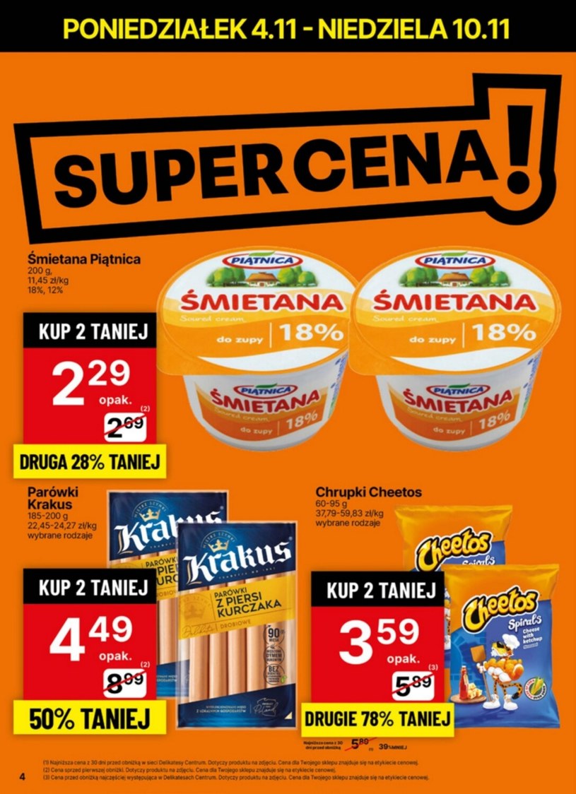 Gazetka: Twoje ulubione produkty taniej! - Delikatesy Centrum - strona 4