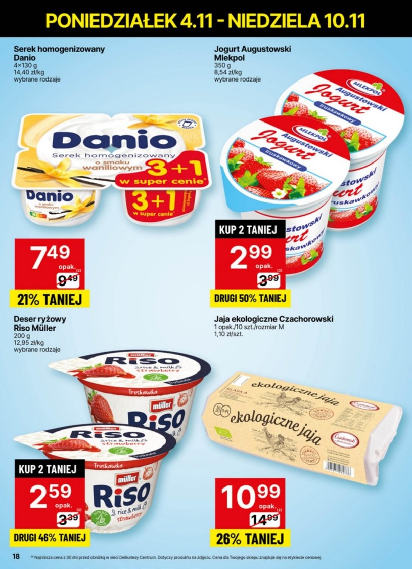 Gazetka: Twoje ulubione produkty taniej! - Delikatesy Centrum - strona 18