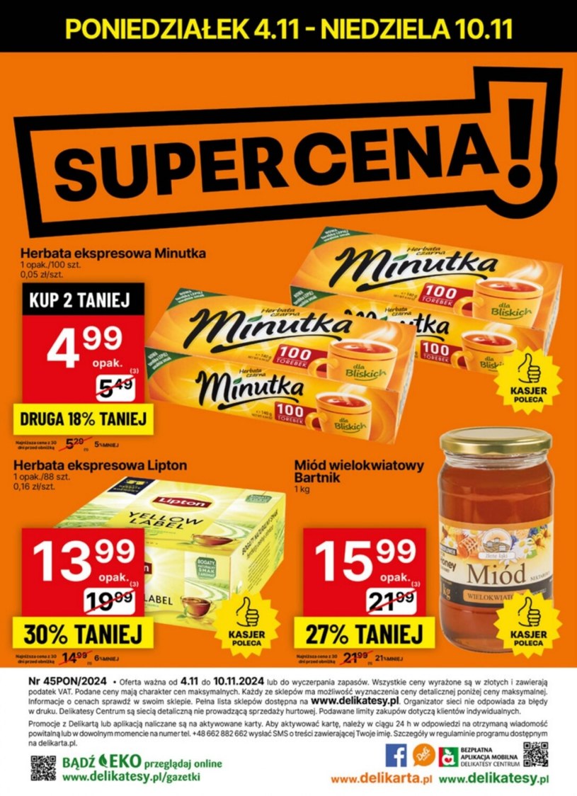 Gazetka: Twoje ulubione produkty taniej! - Delikatesy Centrum - strona 40