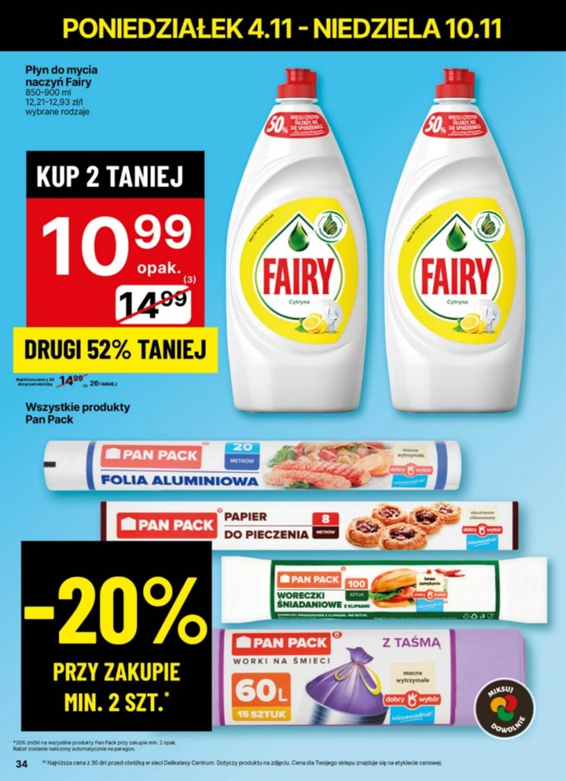 Gazetka: Twoje ulubione produkty taniej! - Delikatesy Centrum - strona 34