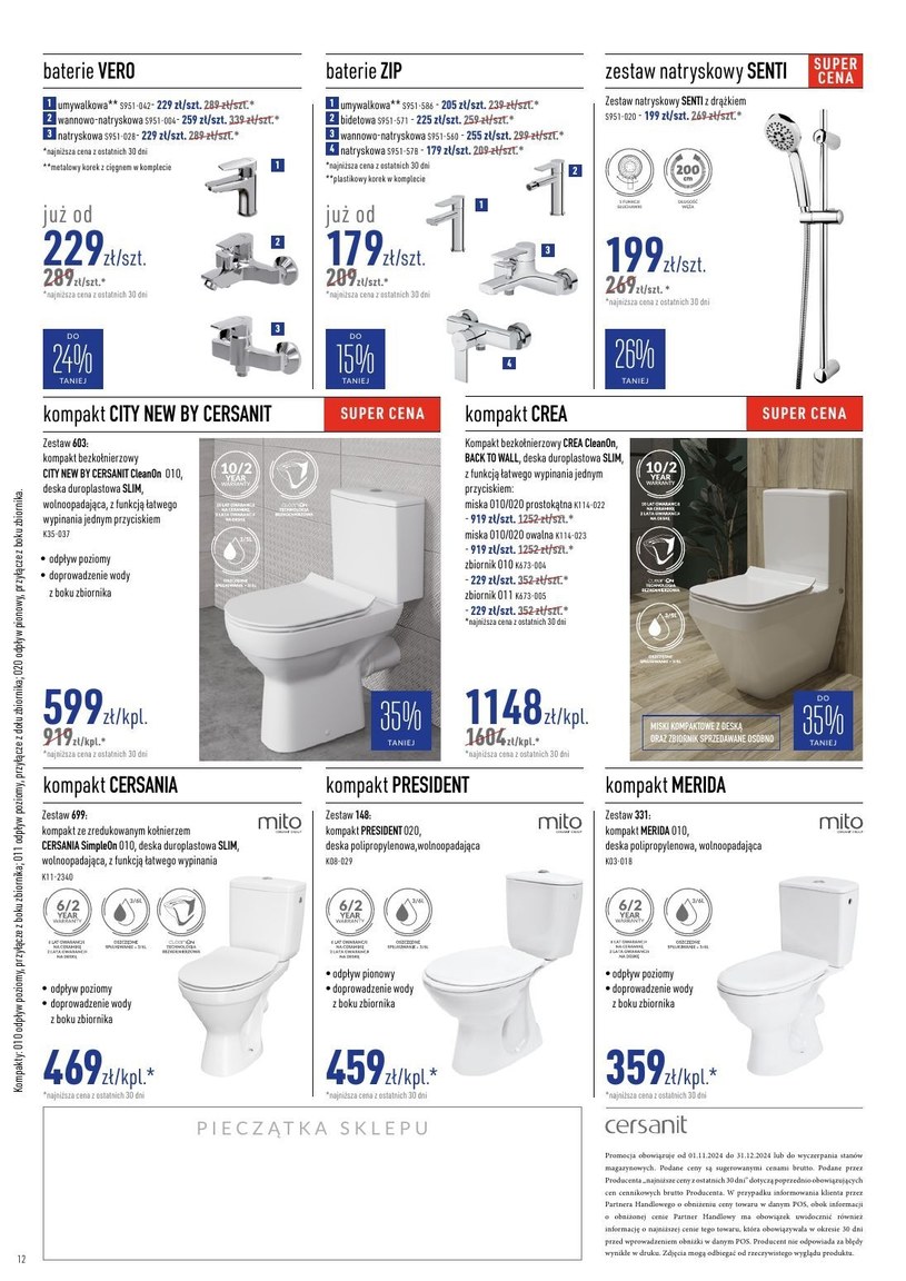 Gazetka: Moc promocji - Cersanit - strona 12