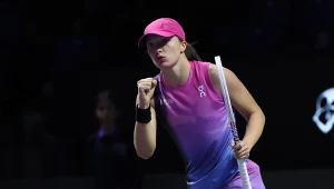 Iga Świątek rywalizowała z Barborą Krejcikovą w swoim pierwszym meczu podczas WTA Finals 2024