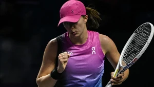 Iga Świątek podczas WTA Finals w Rijadzie