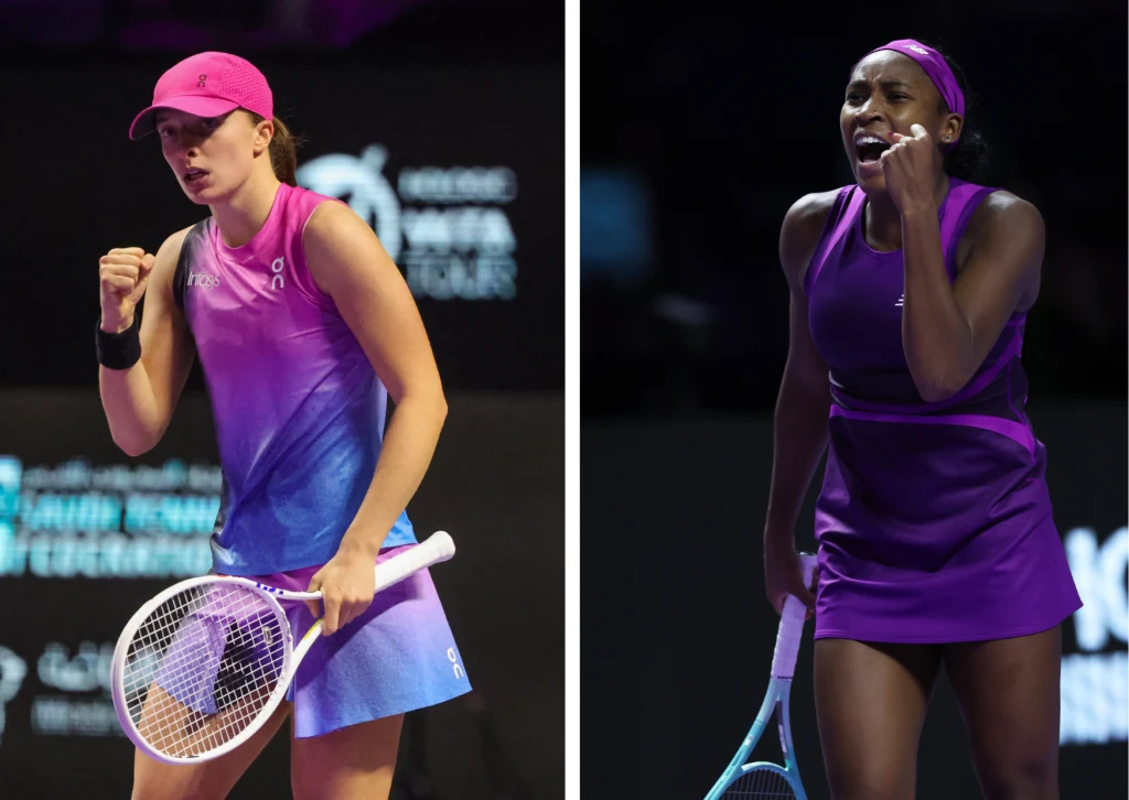 Iga Świątek i Coco Gauff Iga Świątek i Coco Gauff