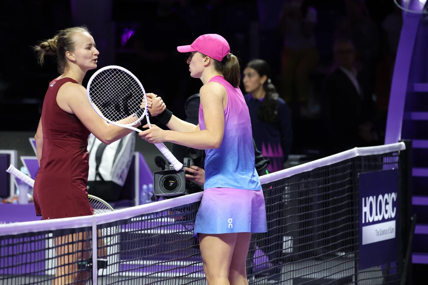 Barbora Krejcikova i Iga Świątek Barbora Krejcikova i Iga Świątek