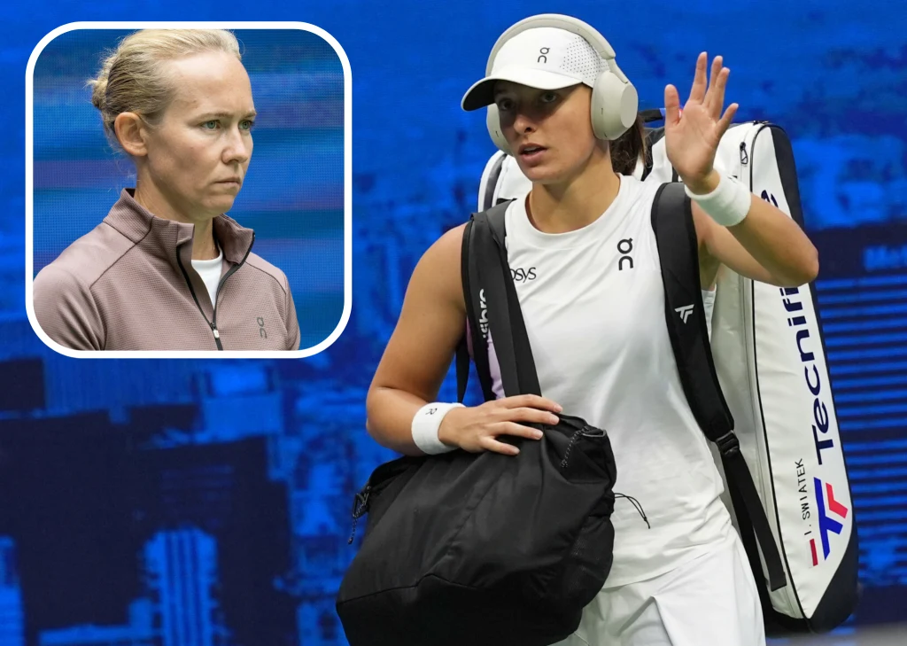 Tenis. Na zdjęciu Daria Abramowicz oraz Iga Świątek Tenis. Na zdjęciu Daria Abramowicz oraz Iga Świątek