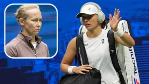 Tenis. Na zdjęciu Daria Abramowicz oraz Iga Świątek