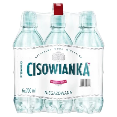 Cisowianka Naturalna woda mineralna niegazowana niskosodowa 6 x 700 ml - 0