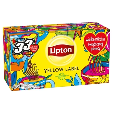 Lipton Yellow Label Herbata czarna 100 g (50 torebek) - 1