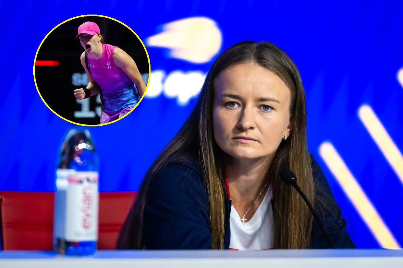 Barbora Krejcikova o Idze Świątek Barbora Krejcikova o Idze Świątek