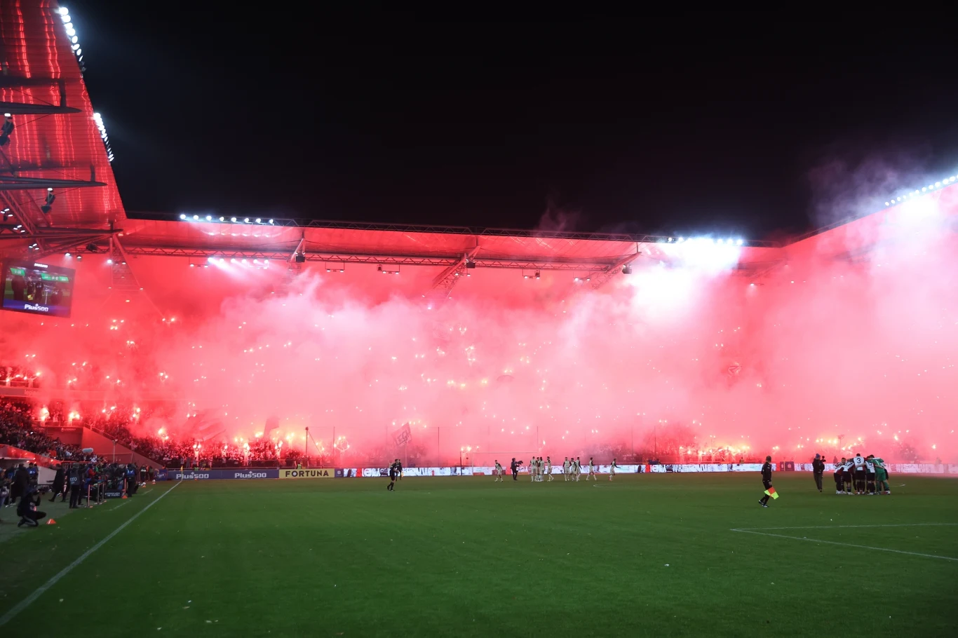Stadion Legii w meczu z Widzewem Łódź