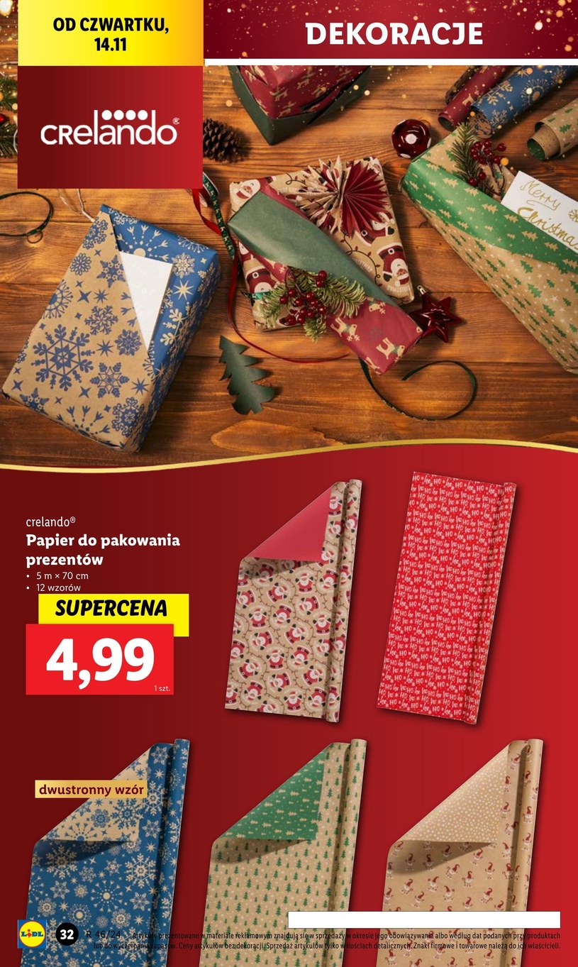 Gazetka: Świąteczny katalog okazji - Lidl - strona 32