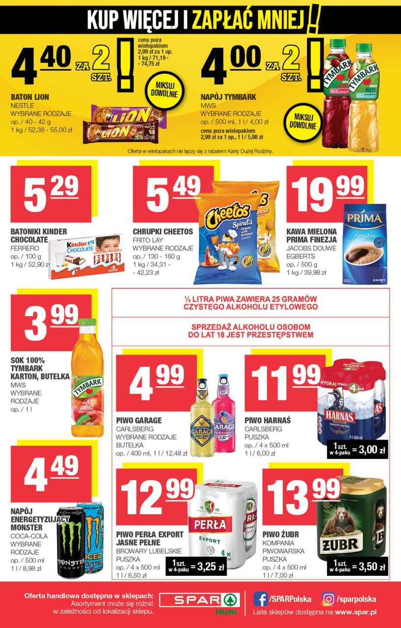 Gazetka: Oferta handlowa SPAR mini - strona 4