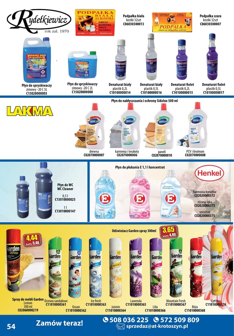 Gazetka: At - produkty chemiczne - strona 54