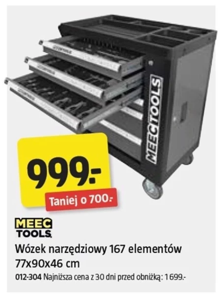 Wózek narzędziowy Meec Tools