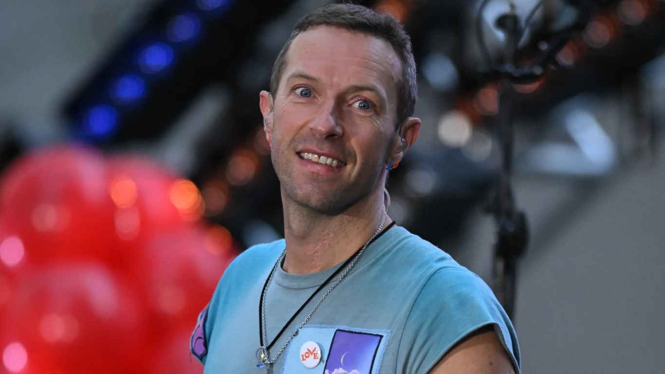 Chris Martin (Coldplay) spadł ze sceny Chris Martin (Coldplay) spadł ze sceny