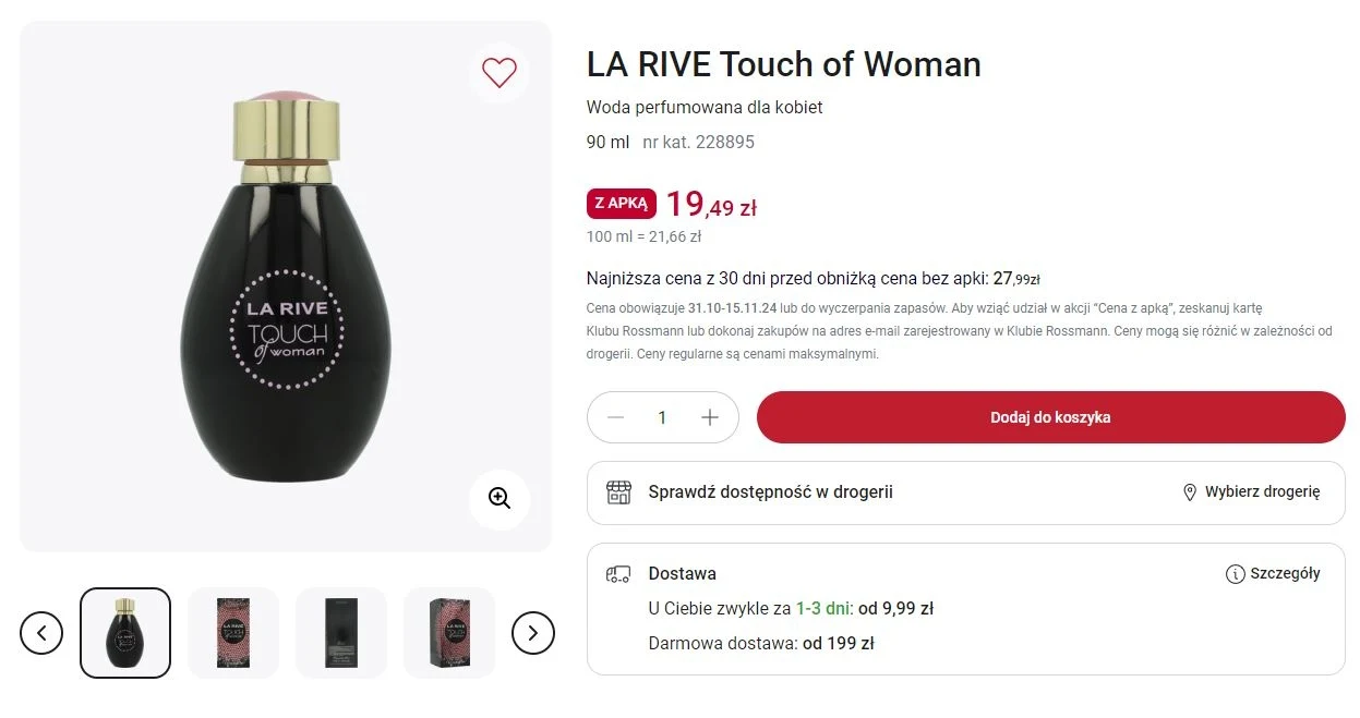 W Rossmannie pojawią się tłumy! Zamiennik perfum Black Opium od Yves Saint Laurent kosztuje teraz grosze!