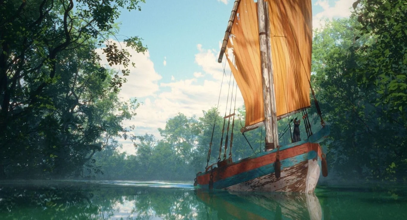 Kadr z filmu "Flow" Kadr z filmu "Flow"