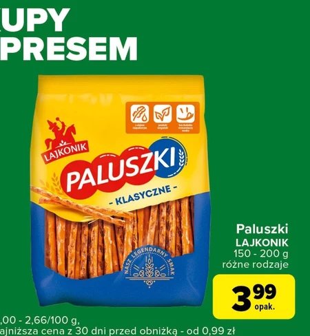 Lajkonik Paluszki klasyczne 200 g