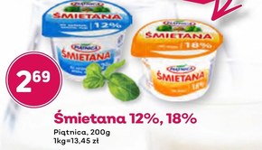 Piątnica Śmietana 18 % 200 g niska cena