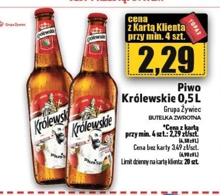 Królewskie Piwo jasne 500 ml