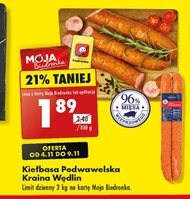 Kiełbasa podwawelska Kraina Wędlin