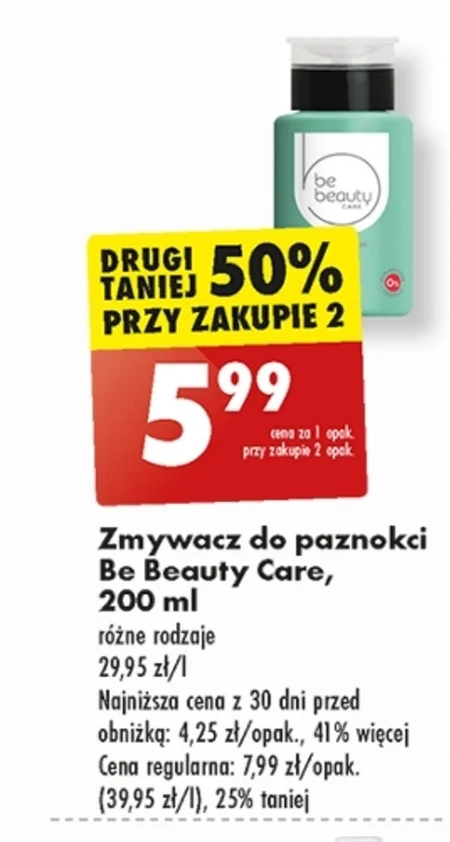 Zmywacz do paznokci Be Beauty