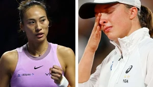 Qinwen Zheng i Iga Świątek 