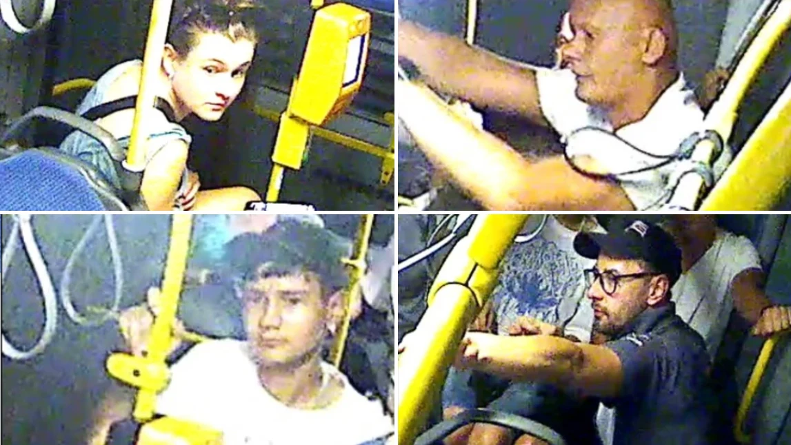 Wizerunki sprawców pobicia, które uchwyciła kamera Wizerunki sprawców pobicia, które uchwyciła kamera