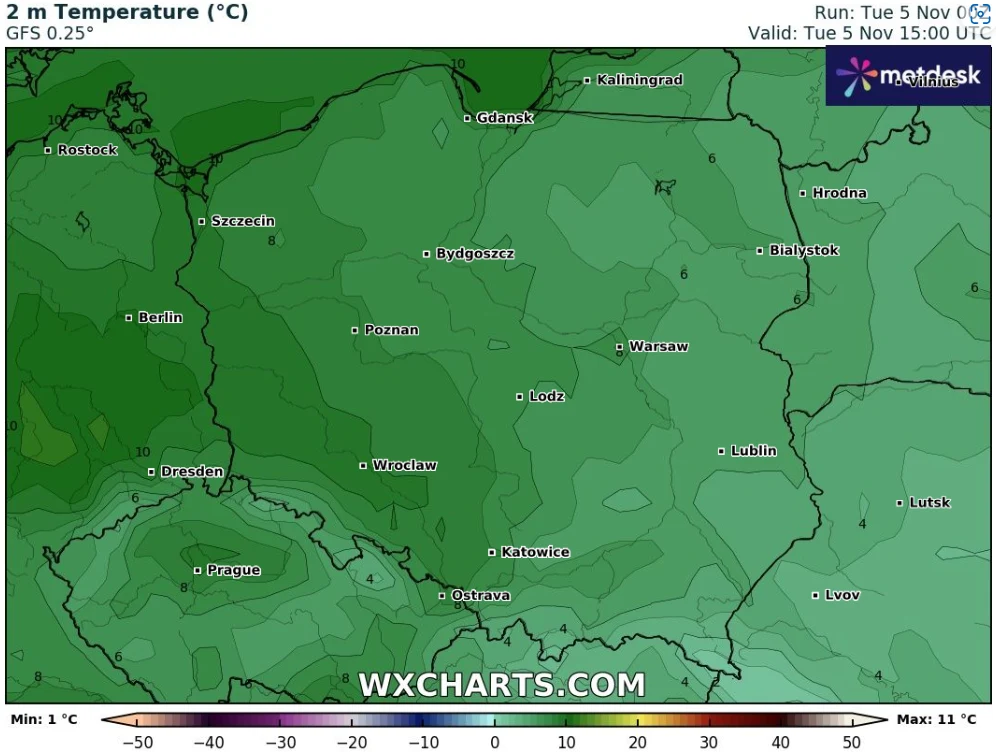 Wtorek będzie przeważnie spokojny i słoneczny, jednak chłodny. Na terenach podgórskich Karpat będzie od 3 do 5 st. C Wtorek będzie przeważnie spokojny i słoneczny, jednak chłodny. Na terenach podgórskich Karpat będzie od 3 do 5 st. C