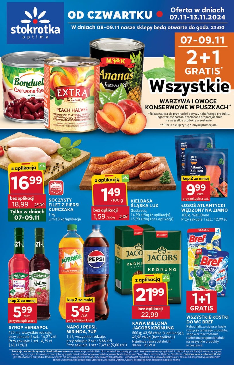 Gazetka promocyjna Stokrotka Optima - ważna od 07. 11. 2024 do 13. 11. 2024