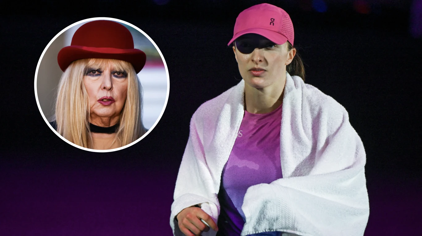 Maryla Rodowicz obserwuje poczynania Igi Świątek 