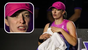 Iga Świątek podczas tegorocznego turnieju WTA Finals w Rijadzie